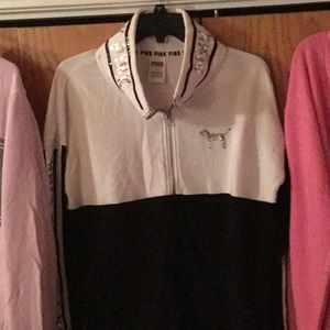 Victoria’s Secret Pink Quarter zip sweatshirts